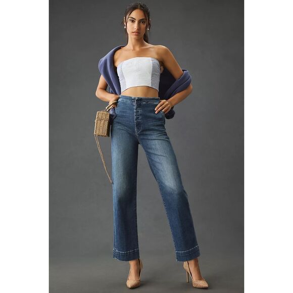 New MOTHER The Cinch Greaser in Dark and Stormy Night size 25